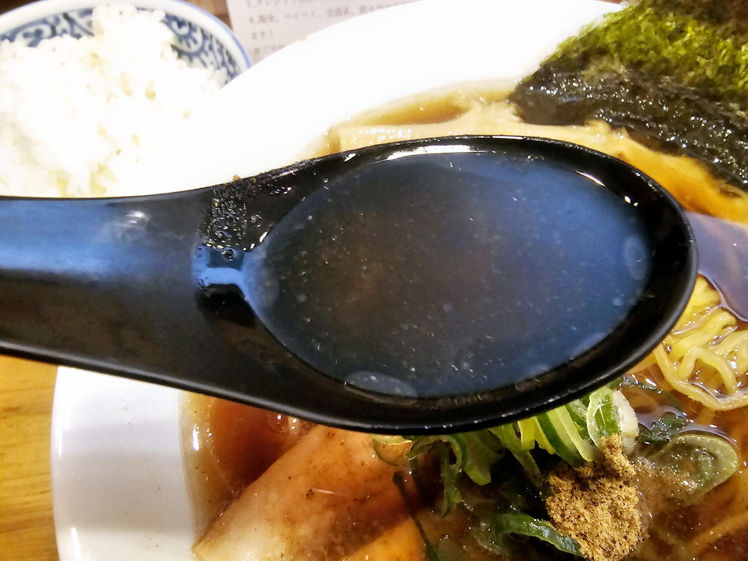 ラーメンれんげ スープアップ
