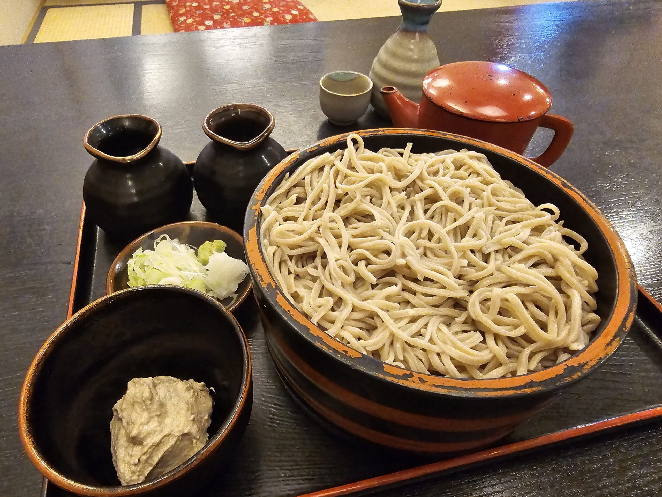 くるみ蕎麦の全体像