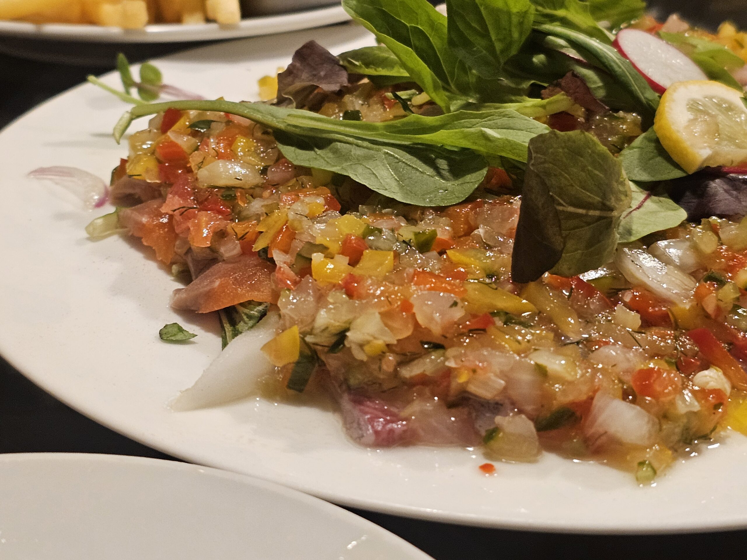 本日の鮮魚のカルパッチョ3種盛り合わせ