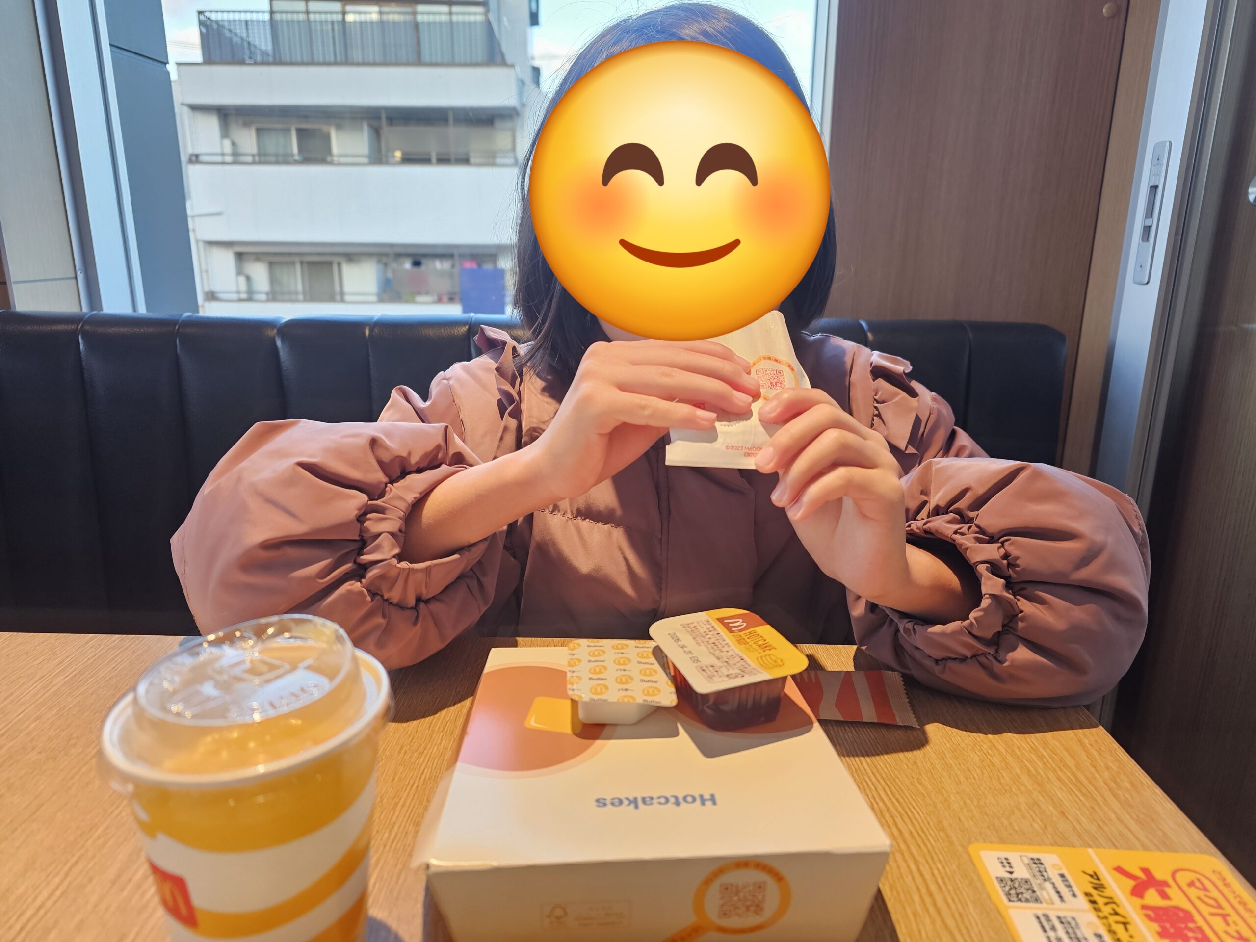 元旦の朝マック(マクドナルド市川東大和田店)