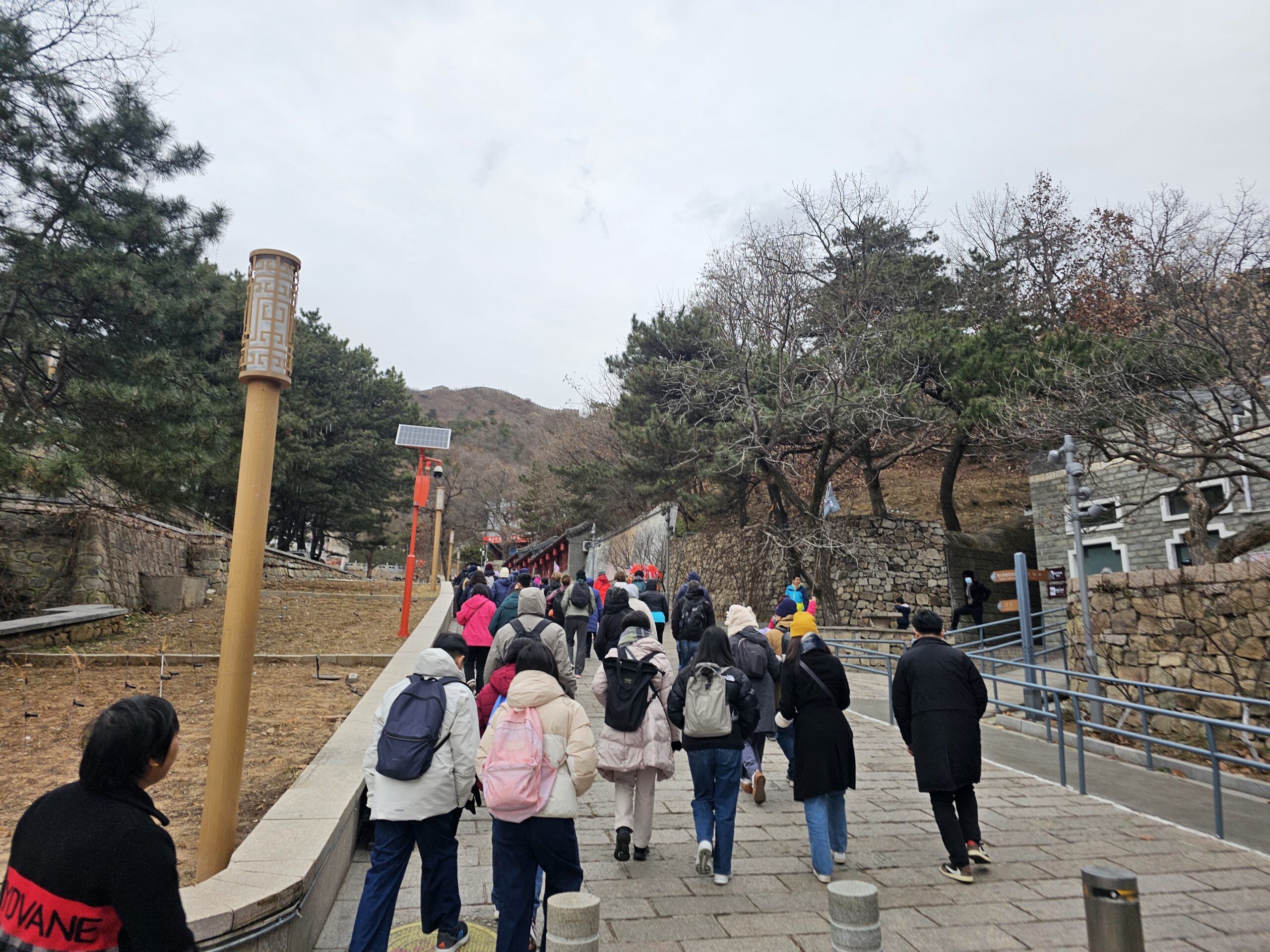 慕田峪長城の麓