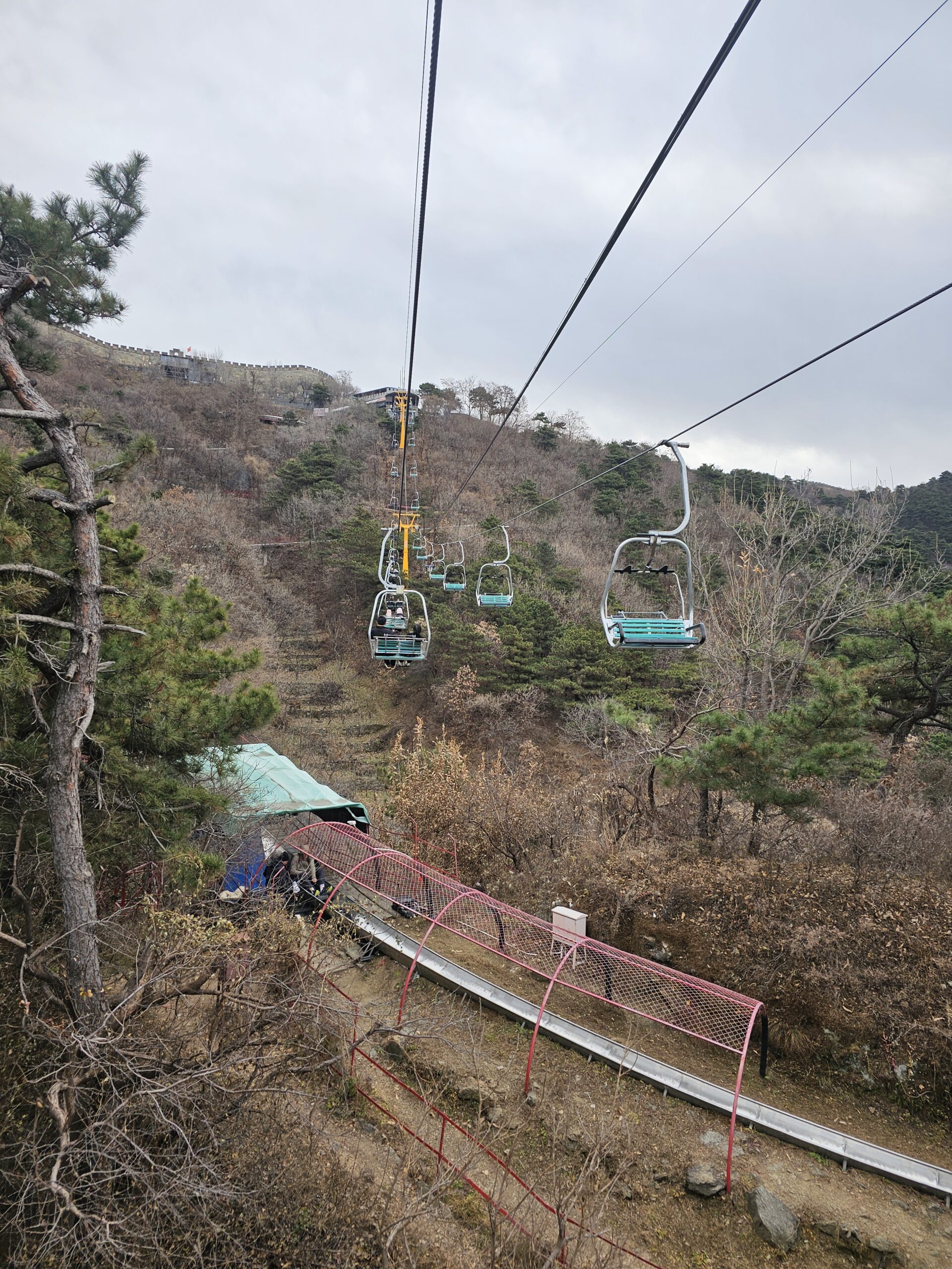 慕田峪長城のリフト