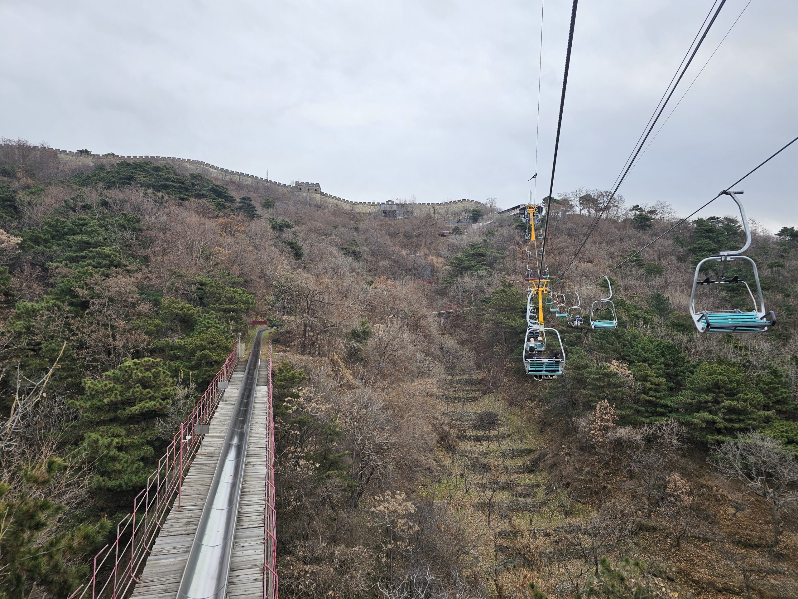 慕田峪長城のリフト