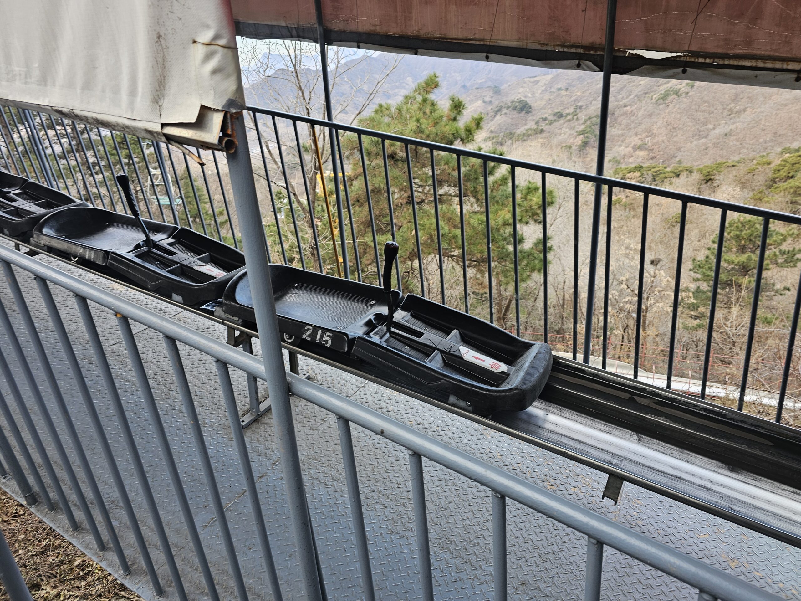 慕田峪長城のスライダー