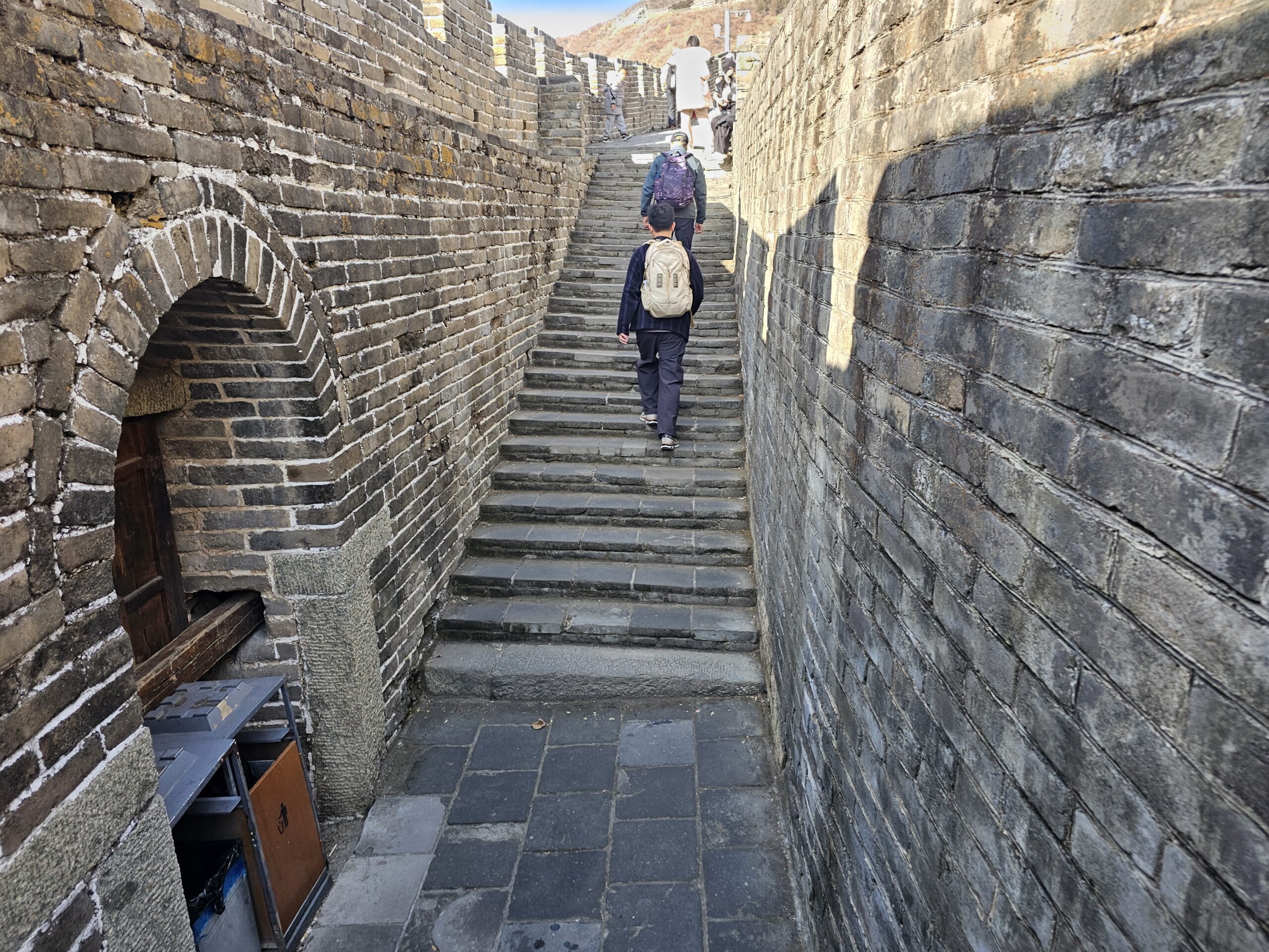 慕田峪長城の階段