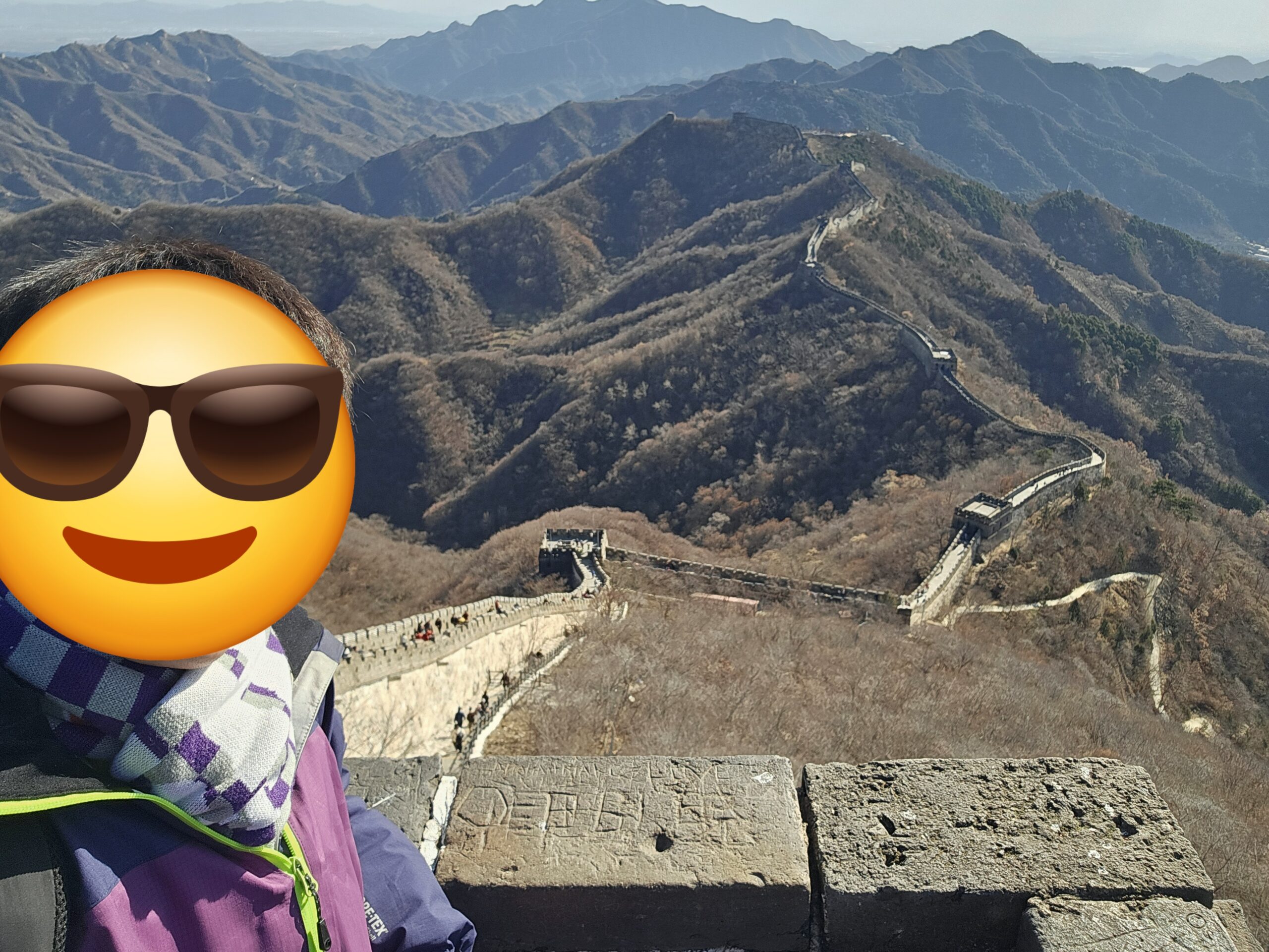 20号敵楼での記念撮影