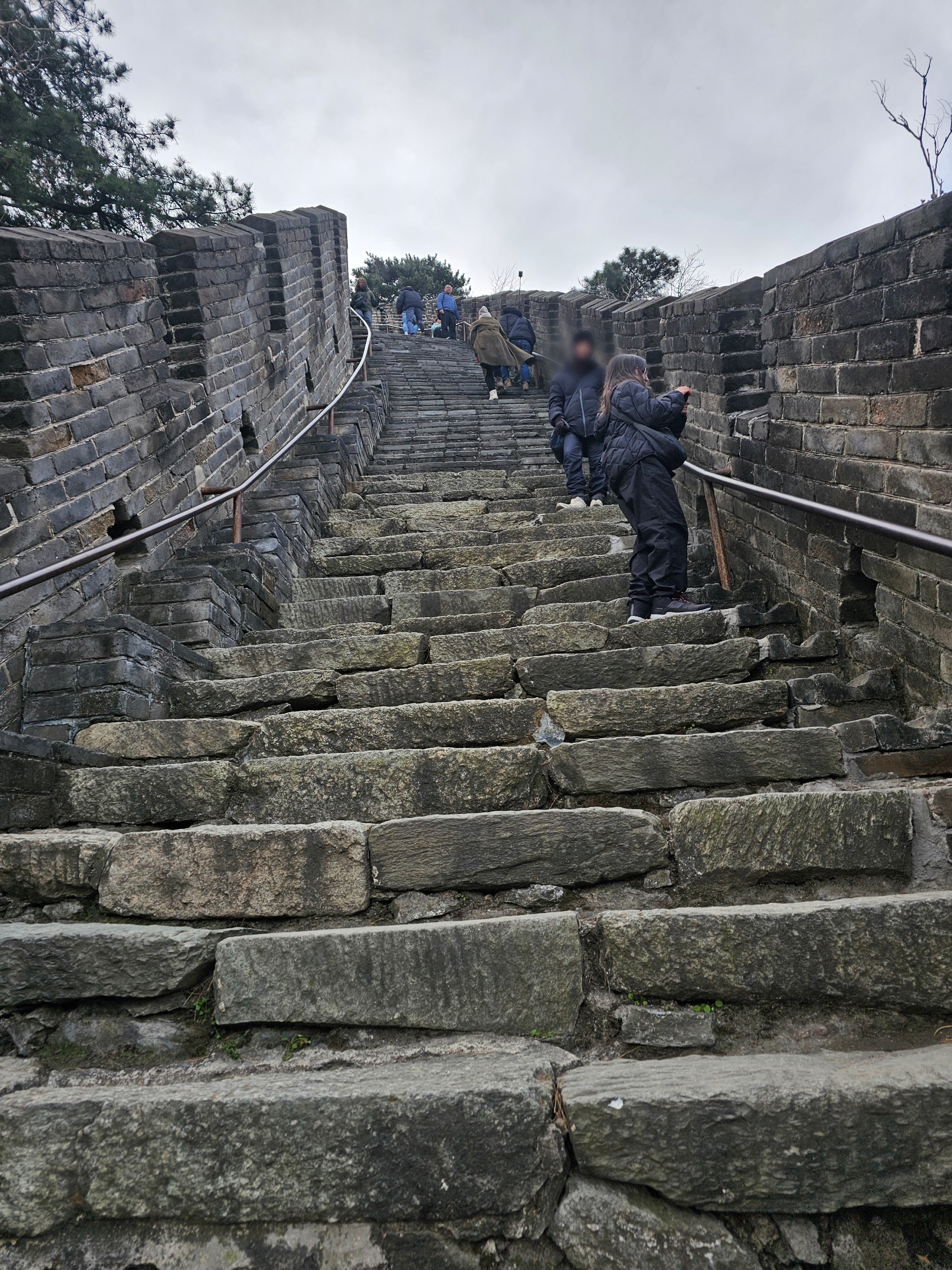  慕田峪長城の登り