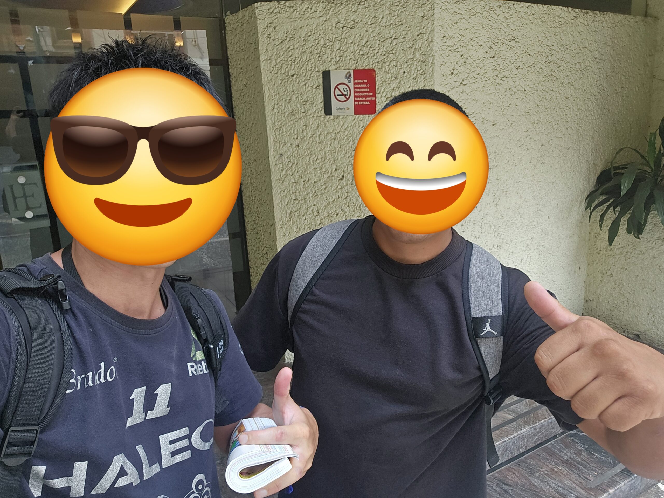 Mauricioとの2ショット写真