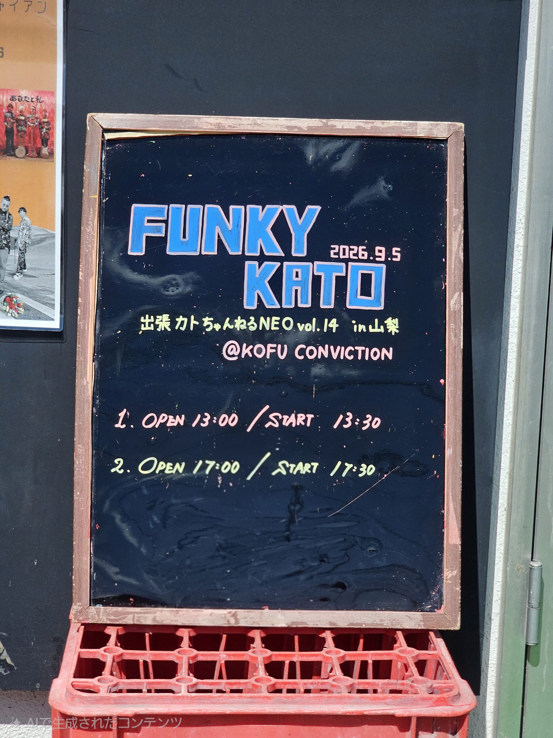 イベント入口の看板